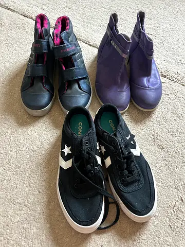 Girls shoes. Used. S35. Pablowsky, Ecco, converse