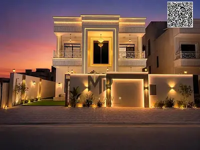 فيلا للبيع على طريق الشيخ بن زايد، شاملة رسوم التسجيل والملكية. يقع في شارع رئيسي بالقرب من الحديقة.