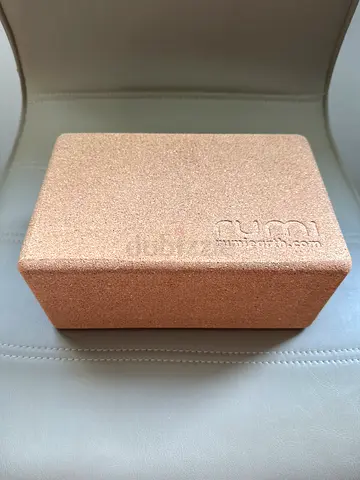 RUMI Cork Yoga Block - Firm, new