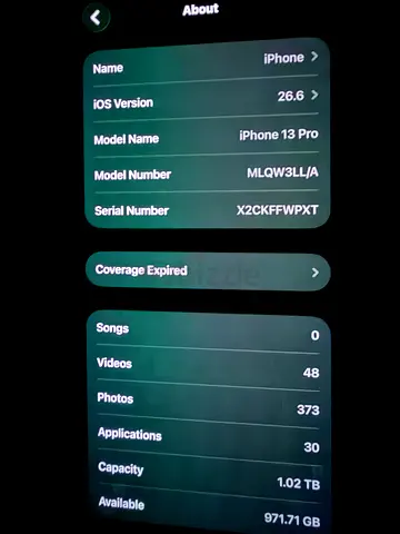 Iphone 13 pro 1tb