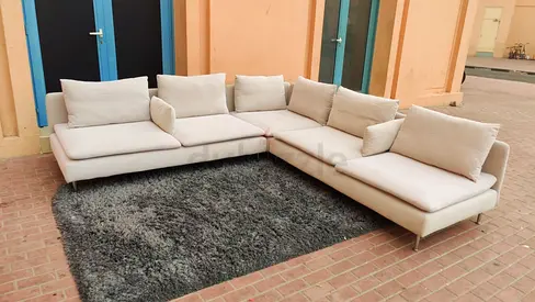 Same like new Condition IKEÀ Sodhremn Corner Shape Sofa Beige