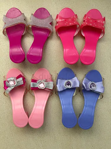 Set of 4 Princess Shoes for Pretend Play