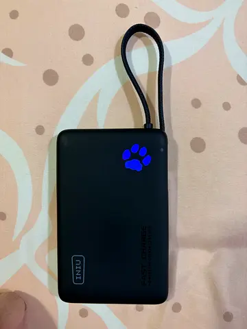 Portable Power Bank 10000mAh with LED Indicator and USB C Cable Carry Strap