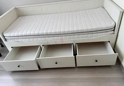 Ikea hemnes day bed with mattress 2