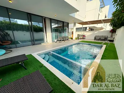 Luxurious furnished villa for annual rent in Ajmal Makan city – Al Hamriya | 5 master bedrooms | Pr