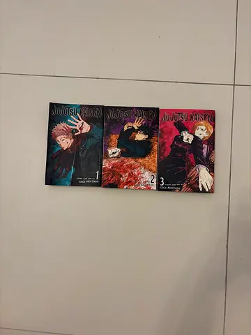 Jujutsu Kaisen Manga Volumes 1, 2, and 3