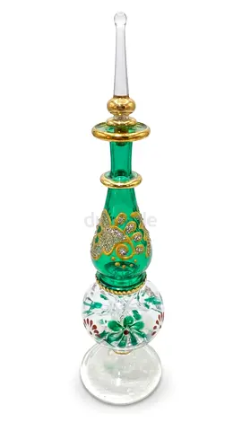 Egyptian perfume glass 18cm height