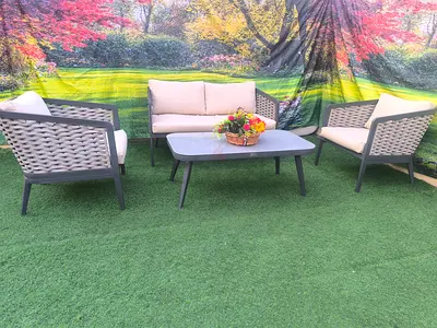 Creative Living Woven Outdoor Garden Sofa Set