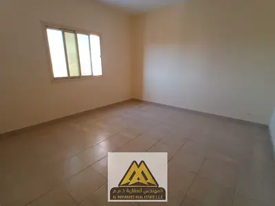 One bedroom and living room with balcony in the Liwara Corniche area of ​​Ajman, close to all services and main roads.