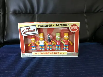 Vintage The Simpsons “The Best of Bart” Bendable/Poseable Figures - Limited Edition