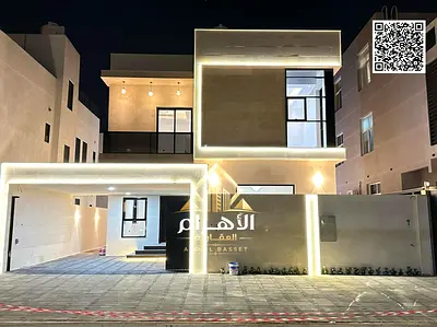 A unique opportunity at an attractive price and with no annual fees: Own a villa for sale in Ajman, first occupancy, freehold, super deluxe finishing,