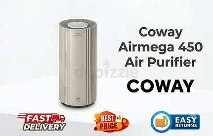 Coway Airmega 450 Air Purifier - Excellent Condition, Original Box, Accessories - FREE DELIVERY