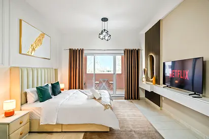 Summer Offer! Closed Kitchen 4700 including bills Serviced Apartments With Balcony near metro station