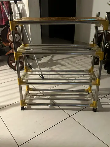 Stainless Steel Multi-tier Shoe Rack / Storage Shelf - 4/5 Tier