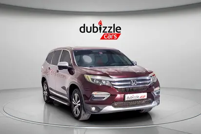 AED 843/month | 2017 Honda Pilot EX-L | GCC Specs | Ref#507724