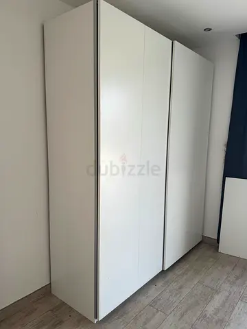 Modern White Wardrobe with Clean Finish