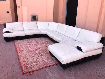 Natuzzi Premium Quality Leather U Shape Sofa