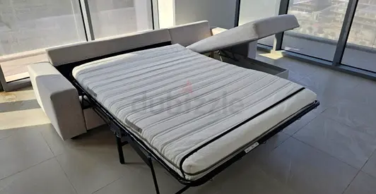 Brand new condition Ikea Vimle L'shape sofa bed with storage beige