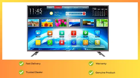 Aftron Tv 85 Inch UHD 4K Smart LED TV with webOS HDR10 Magic Remote Black Television