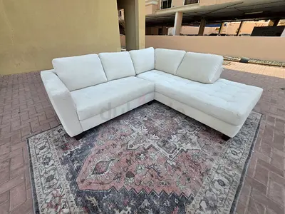 Natuzzi L shape Sofa Beige