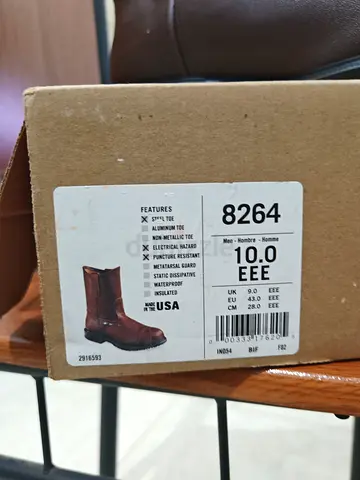 Men's Work Boots (Size 10 EEE) - Boxed