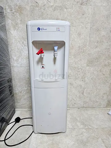Standing Water Dispenser Cooler - Hot & Cold, White