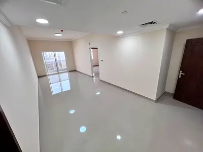 Brand new 1BHK in Al Jurf 3, balcony, 2 bathrooms, built-in wardrobes, AED 35K.