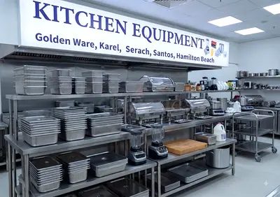 Commercial Stainless Steel Kitchen Equipment & Utensils - Multiple Items