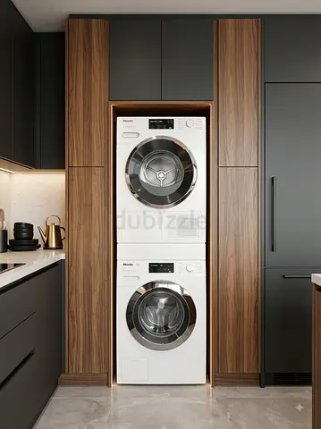 Miele 9kg Washer & 9kg Dryer Stacked Set – Latest Model | Digital Display | 60×60 cm