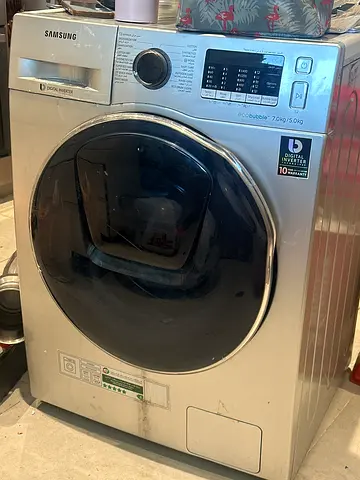 Samsung front load washer-dryer (used) - 7kg front load