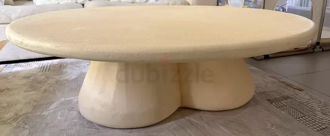 Bloomr Large Round Coffee Table – Cream