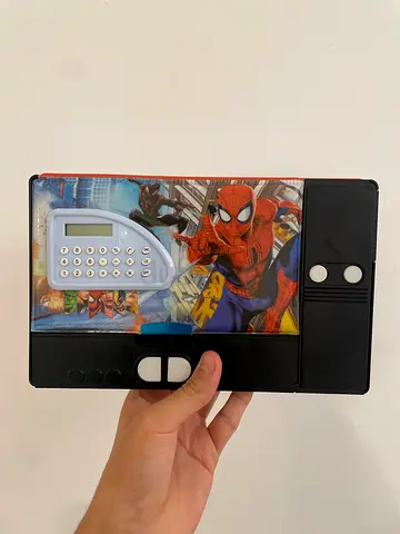 Spider-Man School Pencil Case with Built-in Calculator