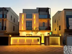 Luxury villa in Al-Haliou 2, opposite Al-Hamidiyah Park. Modern design and VIP finishing. Garden and