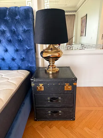 Marina Home Timothy Oulton bedside table trunk
