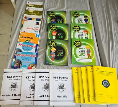 Brand new Year 3 Al Sadiq Islamic school books and uniform.