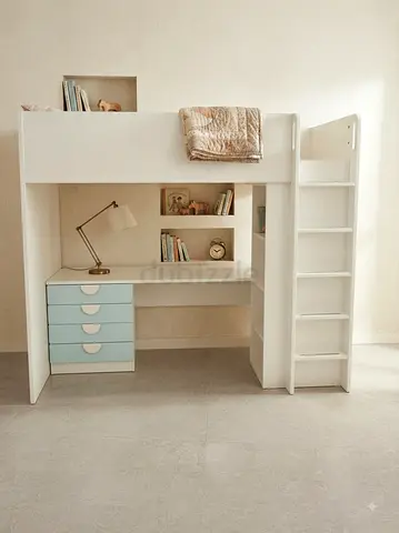 Ikea singel Loft Bed with desk