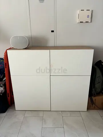 Ikea Besta 4-Door Storage Cabinet - Good Condition