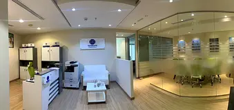 Premium Furnished office for Rent in Fifty One Tower - Business Bay (1,152 sq ft), Canal View
