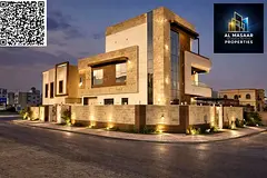 Modern villa on a corner lot with two street frontages, directly opposite the mosque. Includes elect