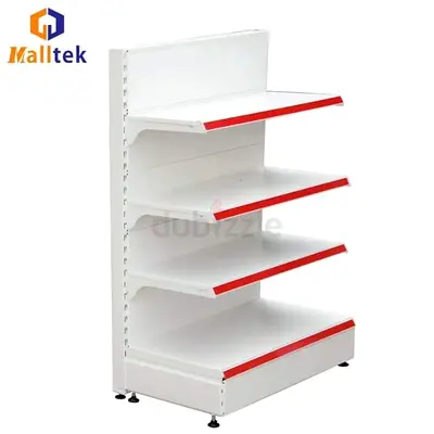 Supermarket and grocery and mini mart shelves display racks shelving
