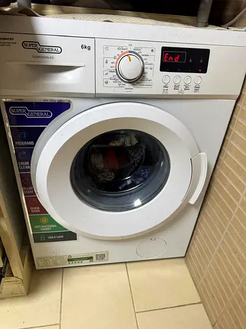 Super General 6kg Front Load Washing Machine - Good Working Condition