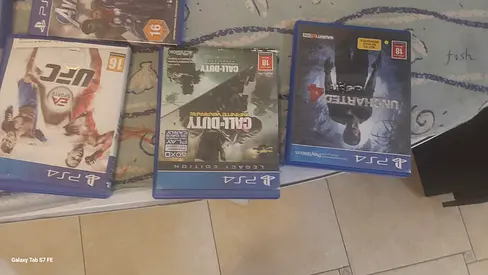 Bundle of 3 PS4 Games: UFC, Call of Duty, Uncharted (used)