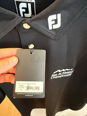FootJoy Black Polo Shirt - New with Tags (Size XXL)