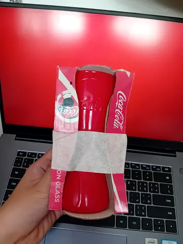 Limited Edition Coca-Cola Curved Glass Bottle - Red (New)