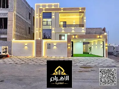A unique opportunity to own a villa with a modern design and spacious areas, including registration fees, in the Al Zahia area, close to all services