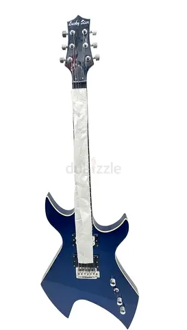 Lucky Star Electric Guitar 24 Frets- Blue - Brand New