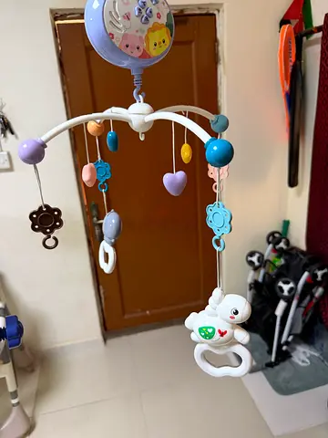 Used Musical Crib Mobile with Hanging Toys