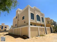 Luxury villa for annual rent in Al Yasmin, next to Sheikh Mohammed Bin Zayed Road