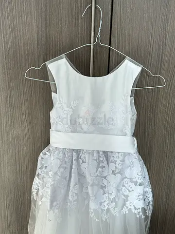 White Monsoon dress for 5 years old girl