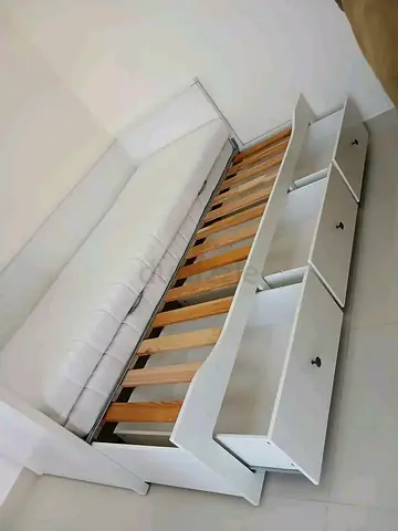 IKEA Hamnes day bed with 2 mattress and 3store drawers
